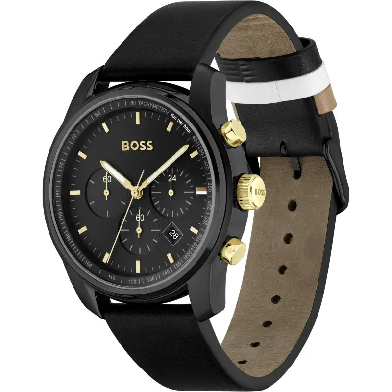 Hugo Boss Trace Chronograph Black Dial Men’s Watch | 1514003